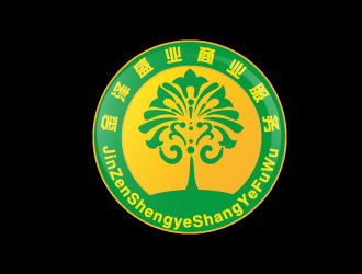 何錦江的北京金澤盛業(yè)商業(yè)服務有限公司logo設計