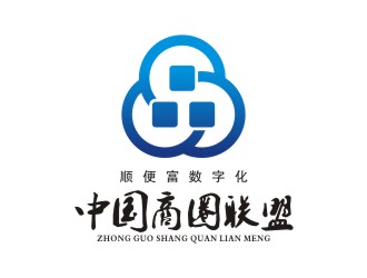 順便富數(shù)字化（中國）商圈聯(lián)盟投資有限公司logo設(shè)計(jì)