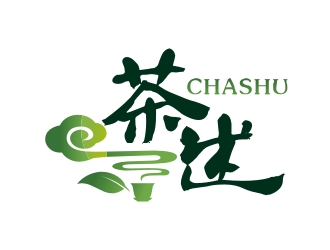 曾翼的茶述茶館茶社logo設計