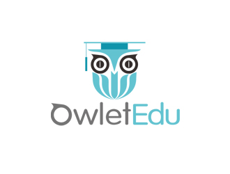 周國強(qiáng)的OwletEdu 卡通貓頭鷹logo設(shè)計(jì)