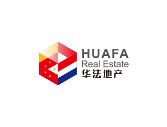 華法地產(chǎn) HUAFA Real Estate   法國投資，置業(yè)，安家一站式服務(wù)平臺logo設(shè)計