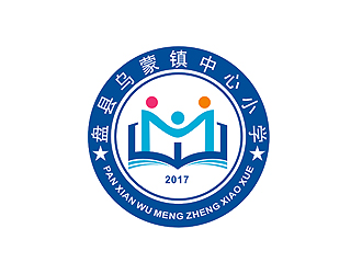 烏蒙鎮(zhèn)中心小學(xué)?；諛?biāo)志設(shè)計(jì)logo設(shè)計(jì)