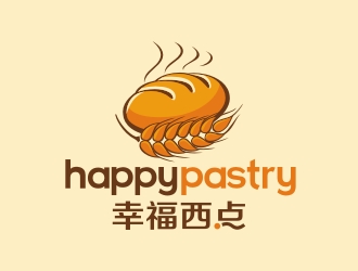 面包店logo-幸福西點(diǎn)logo設(shè)計(jì)