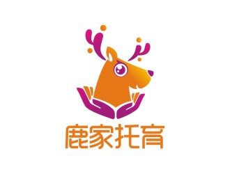 朝鹿之家小學(xué)生課外學(xué)習(xí)logo設(shè)計logo設(shè)計