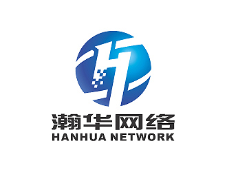 彭波的新疆瀚華網(wǎng)絡科技有限責任公司logo設計