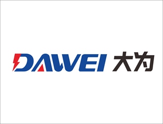 DaWei字母LOGO設(shè)計(jì)，酷炫簡(jiǎn)潔，有力量感l(wèi)ogo設(shè)計(jì)