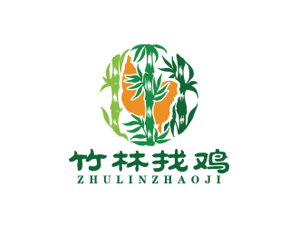 孫金澤的竹林找雞農(nóng)業(yè)標志設計logo設計
