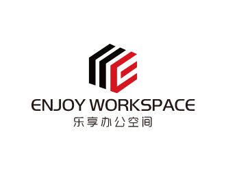 高明奇的Enjoy Workspace                     樂(lè) 享 辦 公 空 間 logo設(shè)計(jì)
