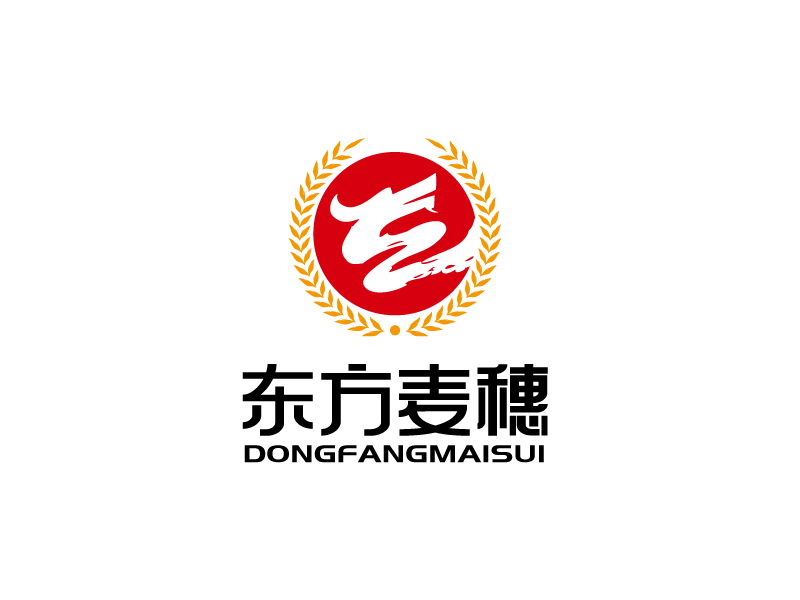 張俊的白酒品牌，東方麥穗logo設計