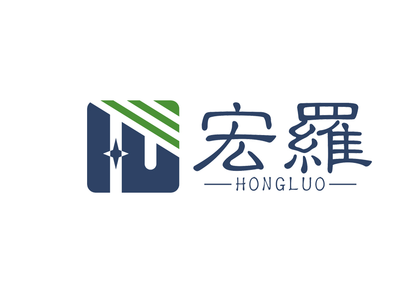 宏羅/上海宏羅建設(shè)科技有限公司logo設(shè)計