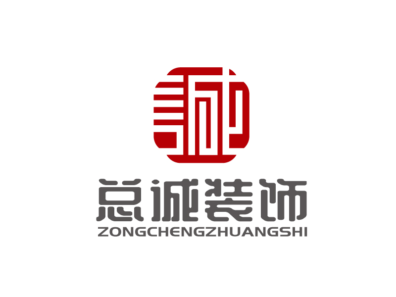 張俊的上?？傉\裝飾材料有限公司logologo設計