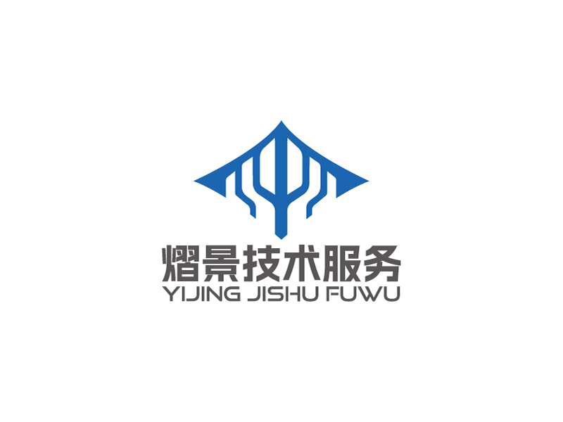 楊忠的熠景，熠景技術(shù)服務(wù)logo設(shè)計(jì)