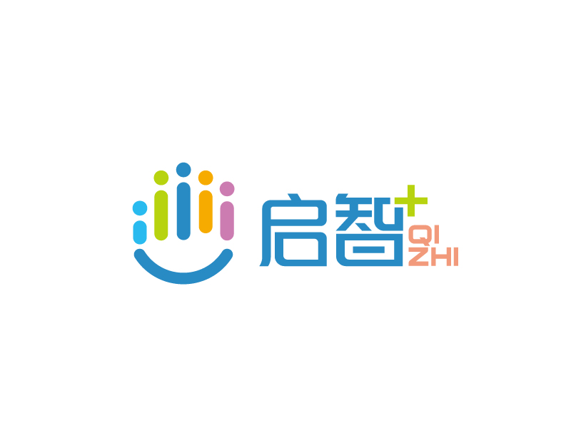 張俊的啟智+logo設(shè)計