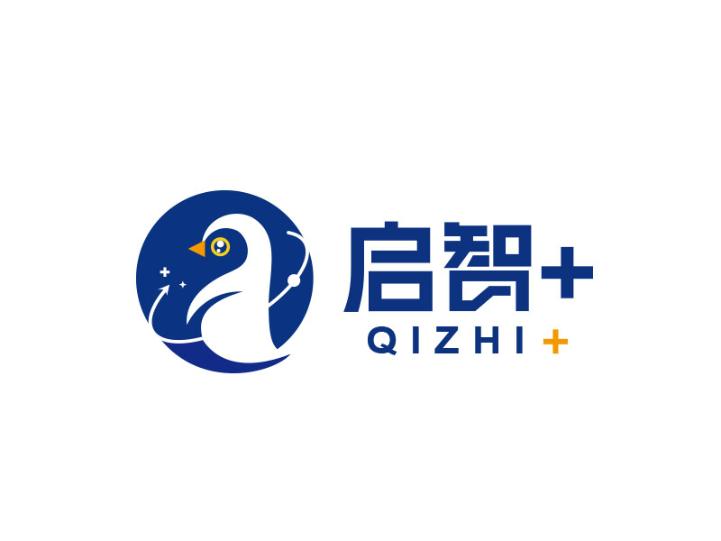 朱紅娟的啟智+logo設(shè)計