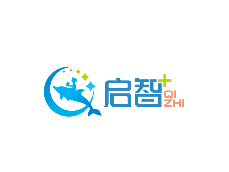 張俊的啟智+logo設(shè)計