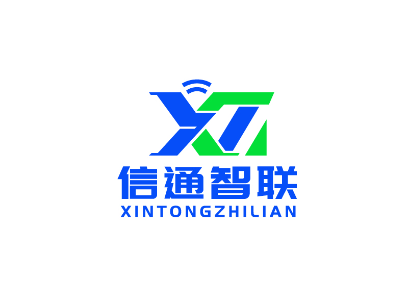 李寧的信通智聯(lián)logo設(shè)計(jì)