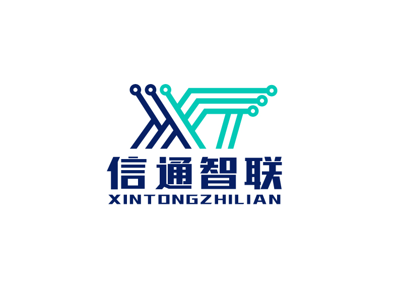 李寧的信通智聯(lián)logo設(shè)計(jì)